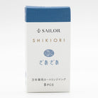Sailor Shikiori Sound of Rain Ink Cartridge in Zaza (Summer rain) - Pack of 8 Fountain Pen Cartridges