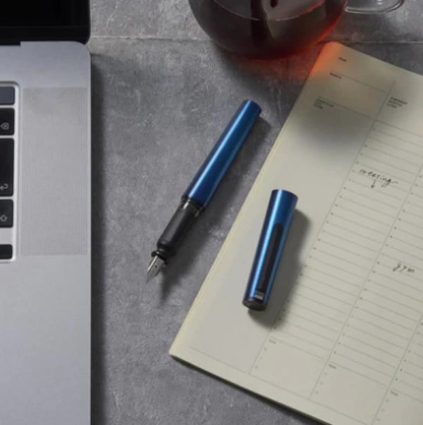 Sailor Tuzu Adjust Forge Fountain Pen in Metallic Blue Fountain Pens