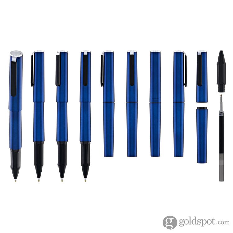 Sailor Tuzu Forge Ballpoint Pen in Metallic Blue Ballpoint Pens