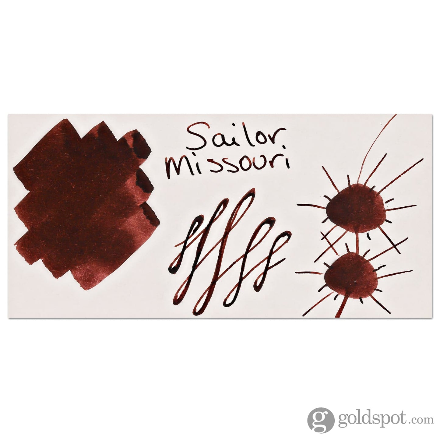 Sailor USA State Bottled Ink in Missouri (Reddish-Brown) - 20 mL Bottled Ink