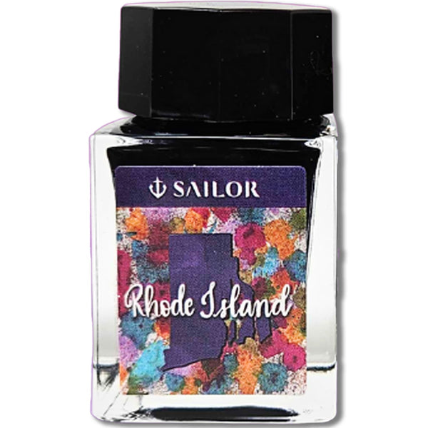 Sailor USA State Bottled Ink in Rhode Island (Purple) - 20 mL Bottled Ink