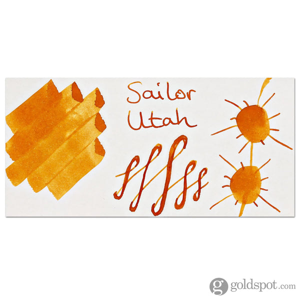 Sailor USA State Bottled Ink in Utah (Golden Amber) - 20 mL Bottled Ink