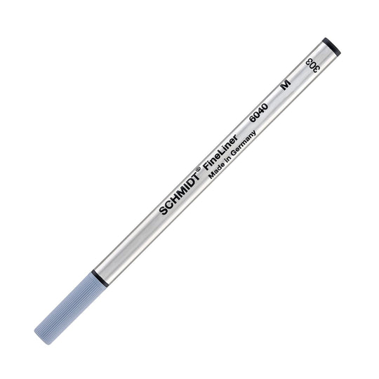 Schmidt 6040 FineLiner Fiber Tip Metal Rollerball Refill in Black - Medium Point by Monteverde