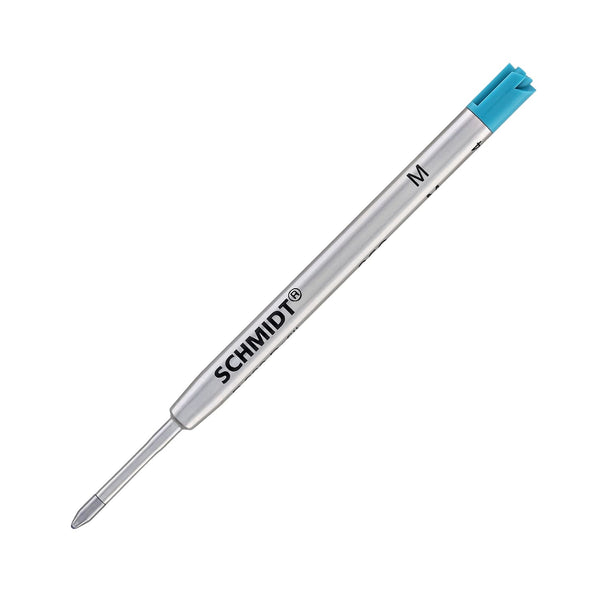 Schmidt P900 Eco Ballpoint Pen Refill in Turquoise by Monteverde - Medium Point Ballpoint Pen Refills