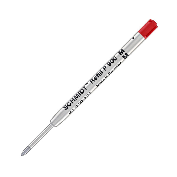 Schmidt P900 Parker Style Ballpoint Pen Refill in Red by Monteverde - Medium Point Ballpoint Pen Refills