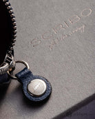 Scribo Astoz Double Leather Pen Pouch in Blu Notte Pen Cases