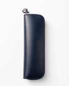 Scribo Astoz Double Leather Pen Pouch in Blu Notte Pen Cases