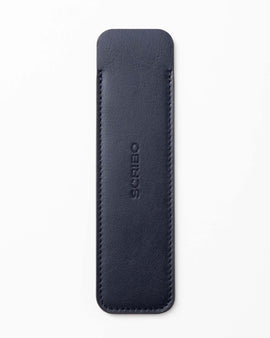 Scribo Astuzen Single Leather Pen Pouch in Blu Cosmico
