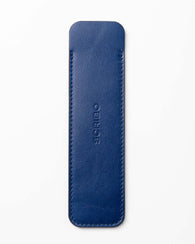 Scribo Astuzen Single Leather Pen Pouch in Blu Pop