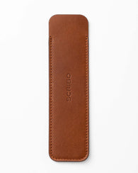 Scribo Astuzen Single Leather Pen Pouch in Classico Seppia