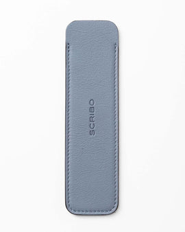 Scribo Astuzen Single Leather Pen Pouch in Grigio Scribo