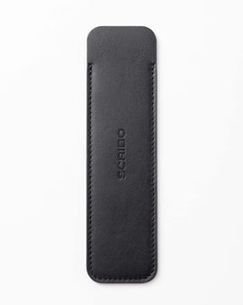 Scribo Astuzen Single Leather Pen Pouch in Nero Nero