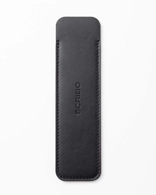 Scribo Astuzen Single Leather Pen Pouch in Nero Nero