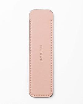 Scribo Astuzen Single Leather Pen Pouch in Rosa Antico