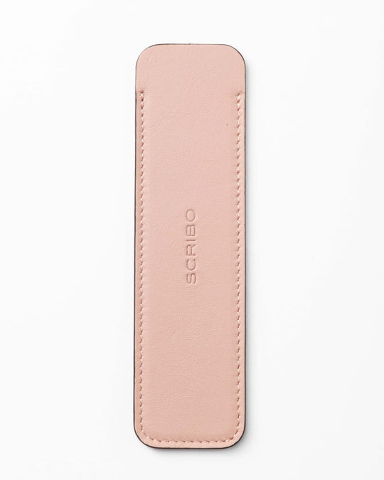 Scribo Astuzen Single Leather Pen Pouch in Rosa Antico