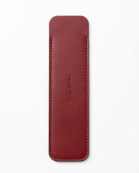 Scribo Astuzen Single Leather Pen Pouch in Rosso Chianti