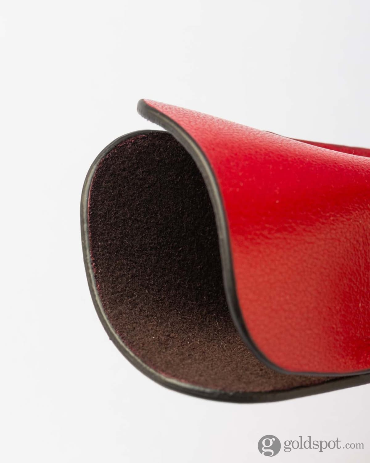 Scribo Astuzen Single Leather Pen Pouch in Rosso Melograno Pen Cases