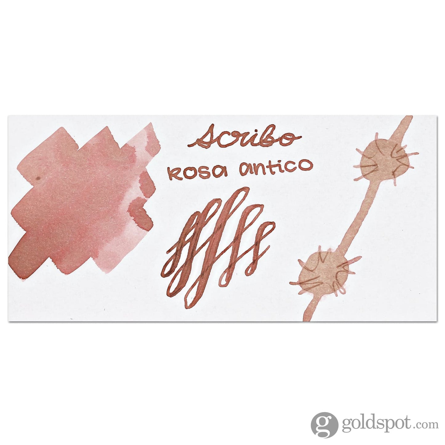 Scribo Bottled Ink in Rosa Antico - 90mL Bottled Ink