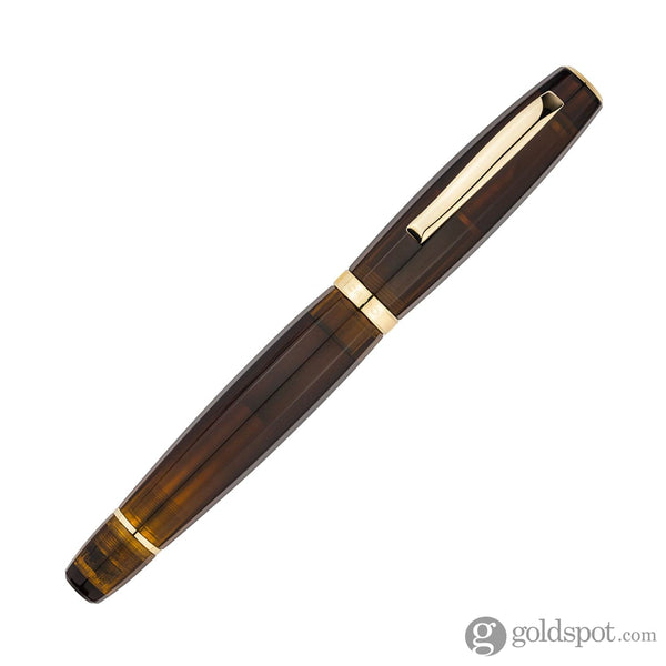 Scribo Feel Fountain Pen in Ambra with Yellow Gold Trim Fountain Pen