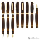 Scribo Feel Fountain Pen in Ambra with Yellow Gold Trim Fountain Pen