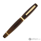 Scribo Feel Fountain Pen in Ambra with Yellow Gold Trim Fountain Pen