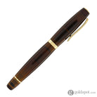 Scribo Feel Fountain Pen in Ambra with Yellow Gold Trim Fountain Pen