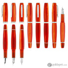 Scribo Feel Fountain Pen in Arancia with Platinum Trim Fountain Pen