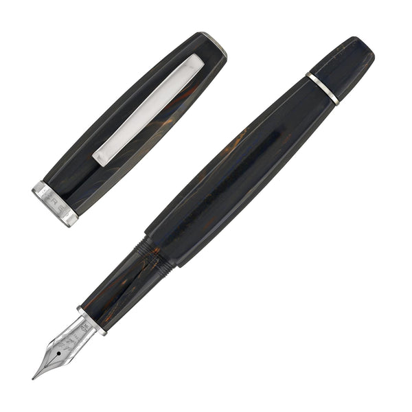 Scribo Feel Fountain Pen in Blu Califfo with Ruthenium Trim Fountain Pen