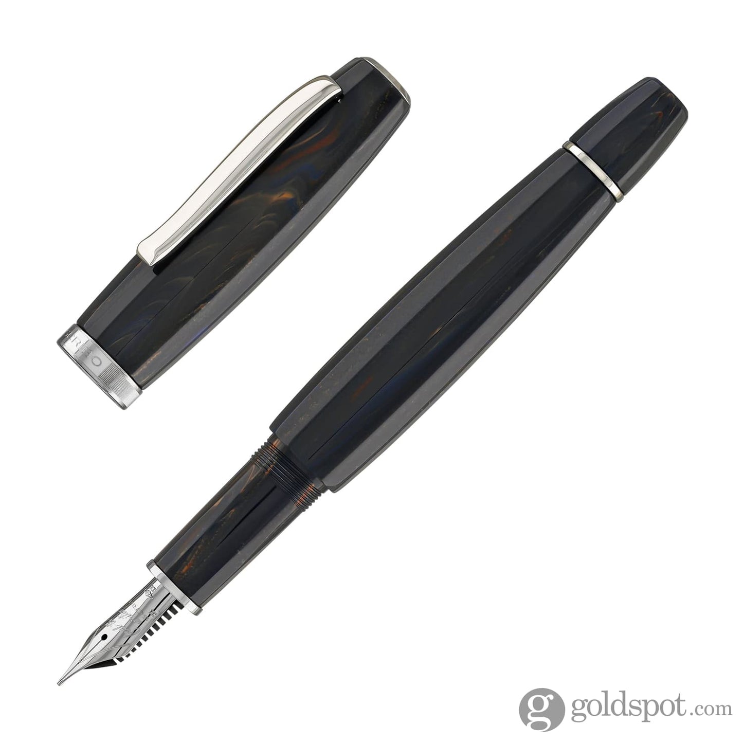 Scribo Feel Fountain Pen in Blu Califfo with Ruthenium Trim Fountain Pen