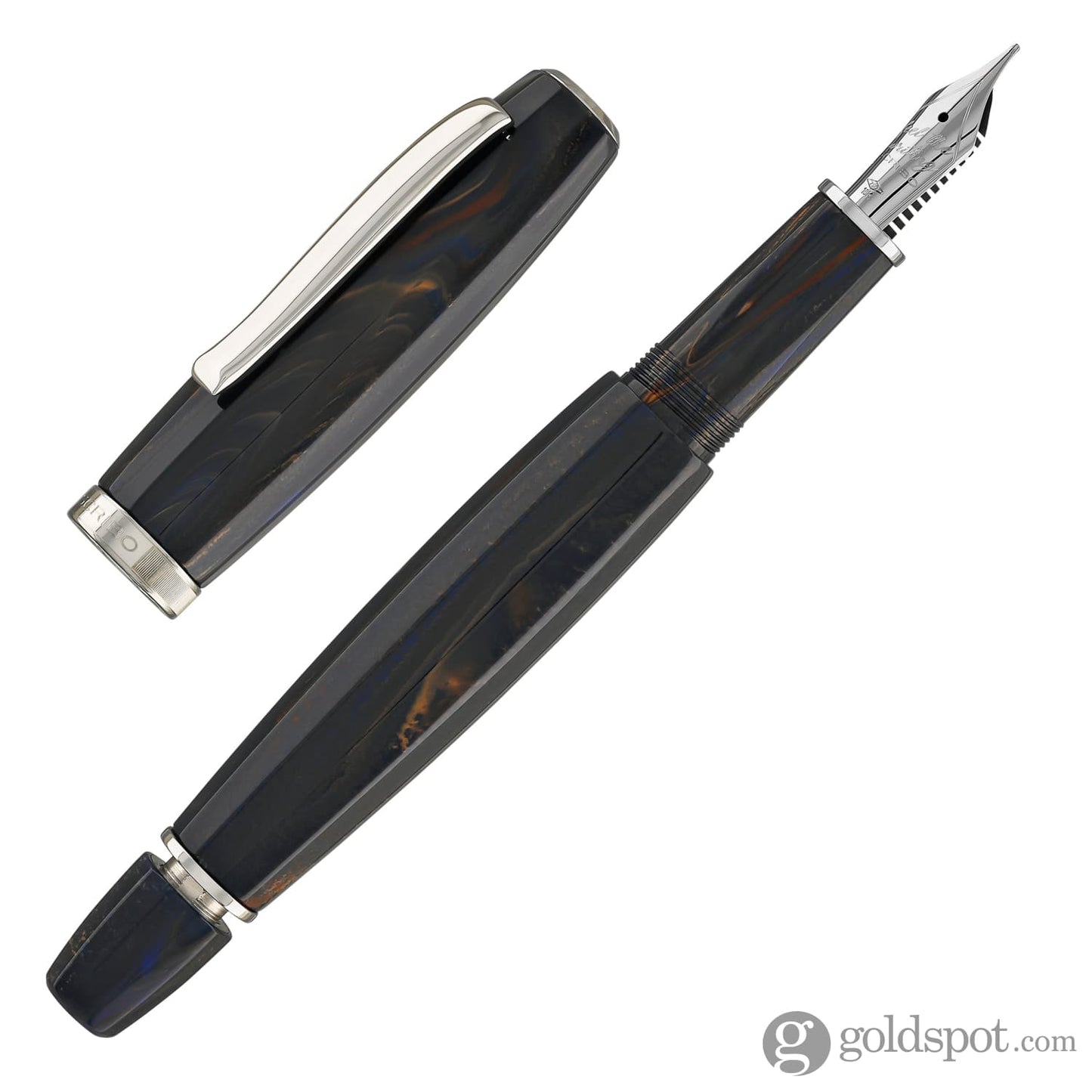 Scribo Feel Fountain Pen in Blu Califfo with Ruthenium Trim Fountain Pen