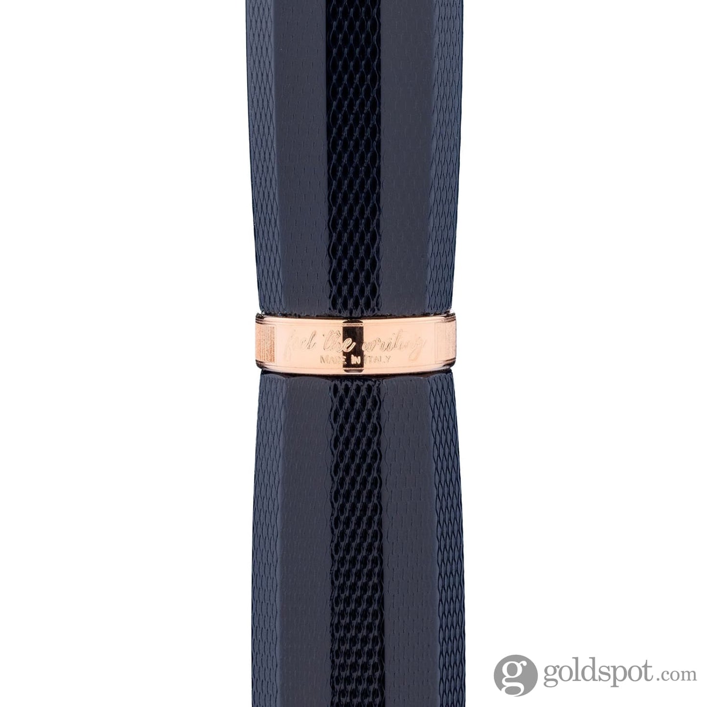 Scribo Feel Fountain Pen in Dandy Notturno with Rose Gold Trim Fountain Pen