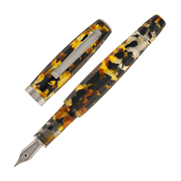 Scribo Feel Fountain Pen in Finestra Sul Tempo with Ruthenium Trim Fountain Pen