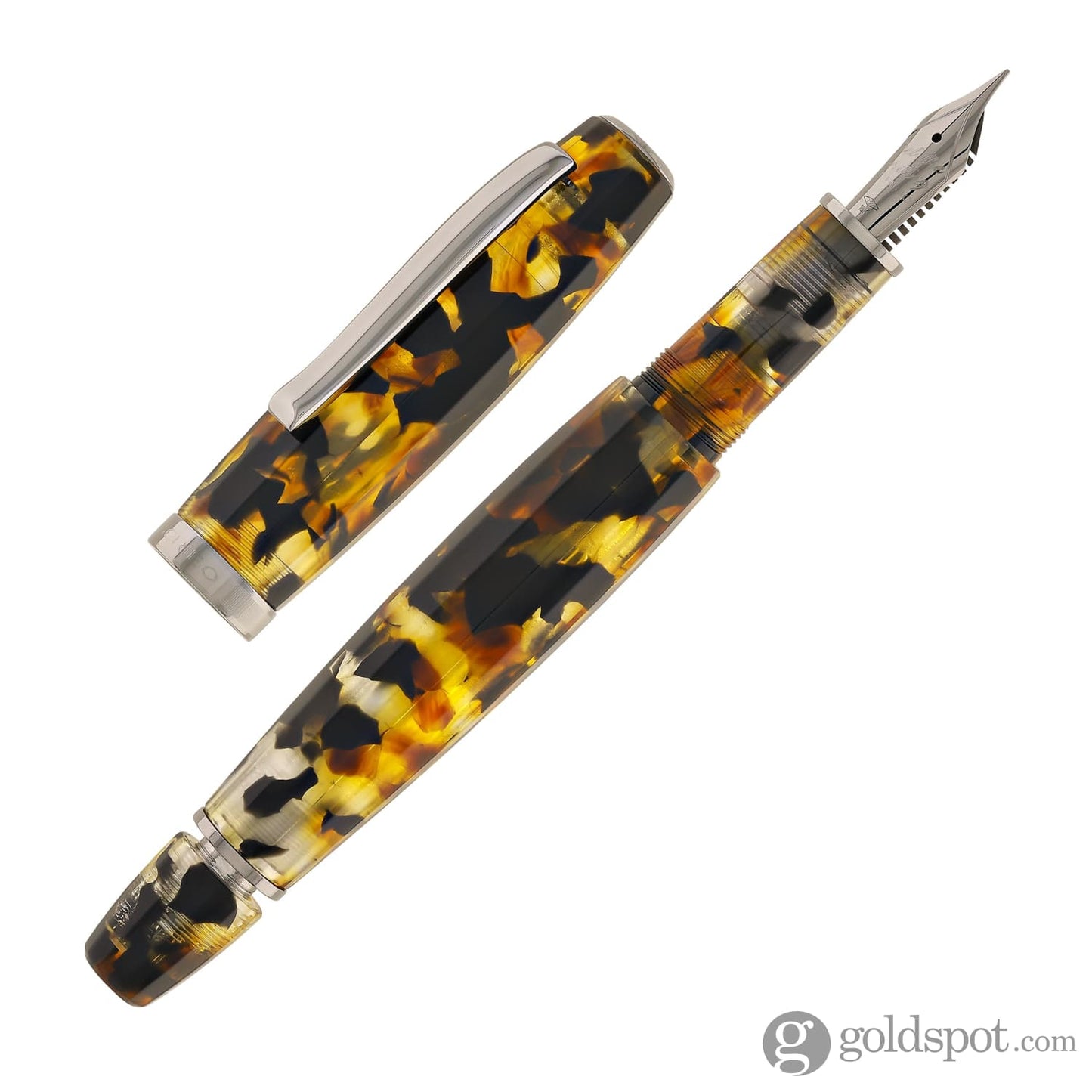 Scribo Feel Fountain Pen in Finestra Sul Tempo with Ruthenium Trim Fountain Pen