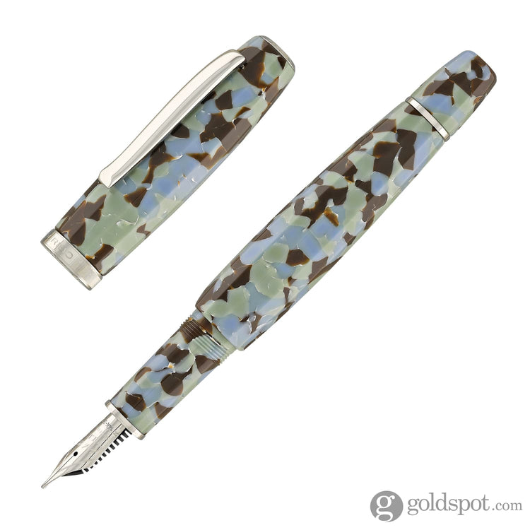 Scribo Feel Fountain Pen in Graniglia with Platinum Trim Fountain Pen