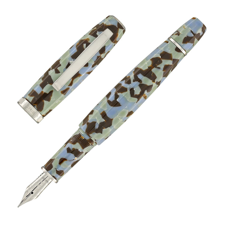Scribo Feel Fountain Pen in Graniglia with Platinum Trim Fountain Pen