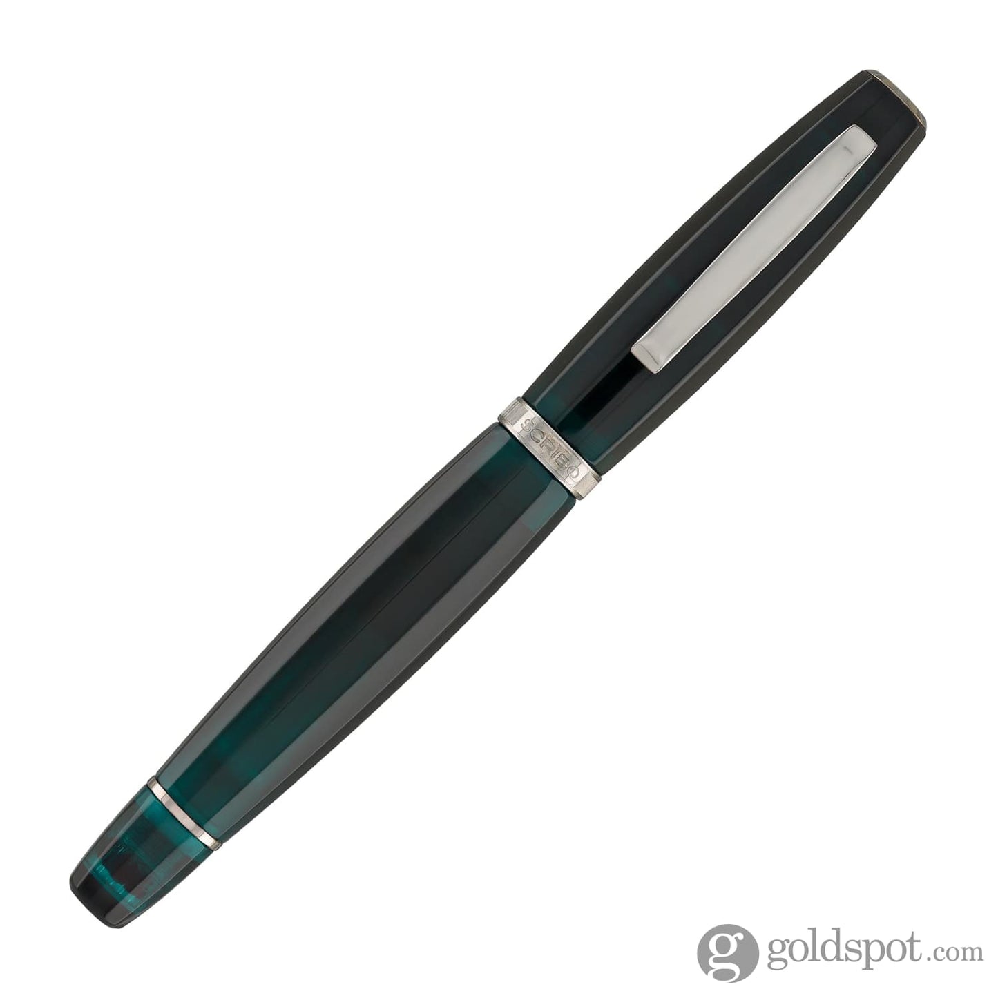 Scribo Feel Fountain Pen in Ombre Verdi with Platinum Trim Fountain Pen
