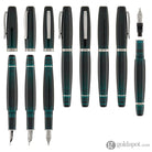 Scribo Feel Fountain Pen in Ombre Verdi with Platinum Trim Fountain Pen