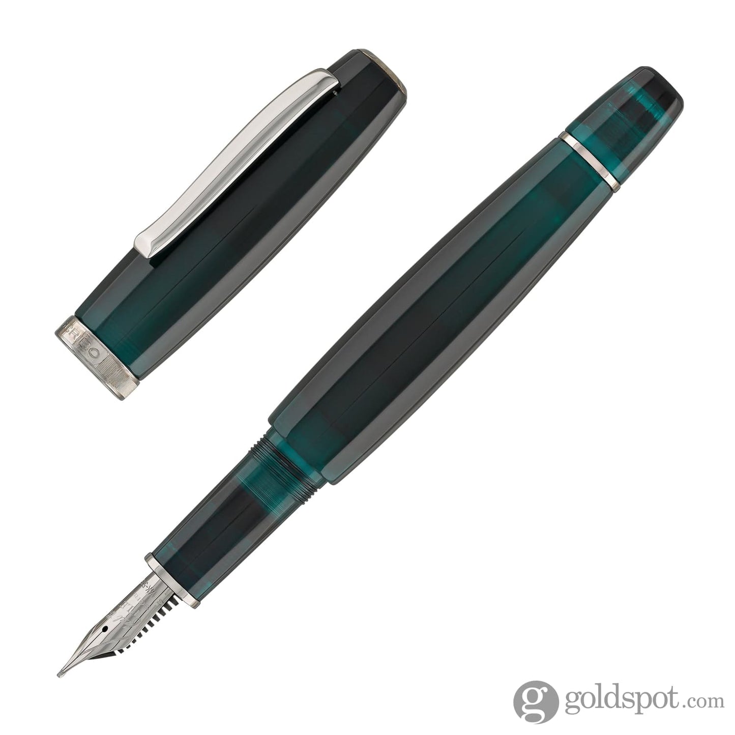 Scribo Feel Fountain Pen in Ombre Verdi with Platinum Trim Fountain Pen