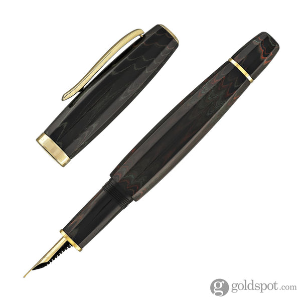 Scribo Feel Fountain Pen in Sassi Neri Ebonite Fountain Pen