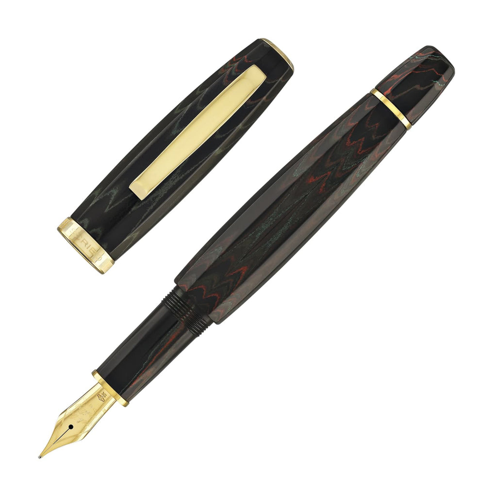 Scribo Feel Fountain Pen in Sassi Neri Ebonite Fountain Pen