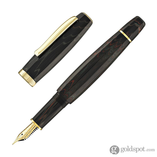 Scribo Feel Fountain Pen in Sassi Neri Ebonite Fountain Pen