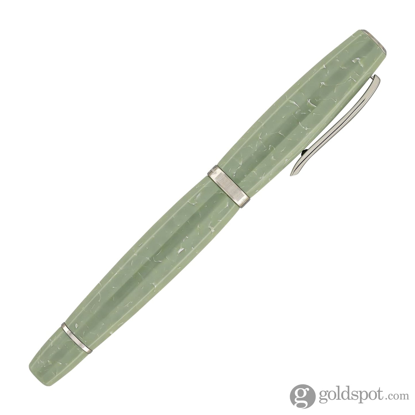 Scribo Feel Fountain Pen in Verde Antico with Platinum Trim Fountain Pen