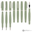 Scribo Feel Fountain Pen in Verde Antico with Platinum Trim Fountain Pen