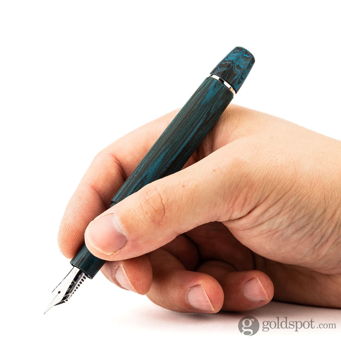 Scribo Flow Fountain Pen in Tempo with Platinum Trim Fountain Pen