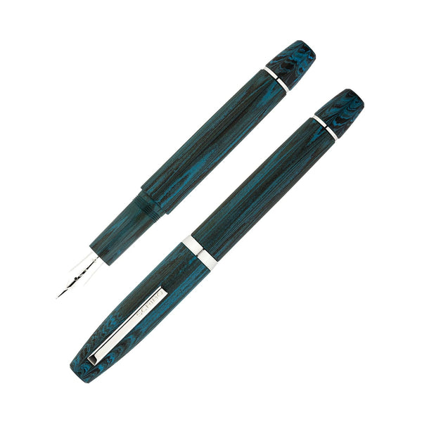 Scribo Flow Fountain Pen in Tempo with Platinum Trim Fountain Pen