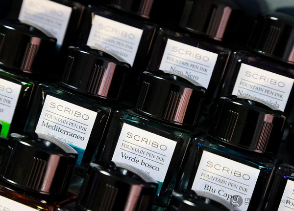 Scribo Fountain Pen 15 Mini Ink Set Limited Edition - 20mL Bottled Ink