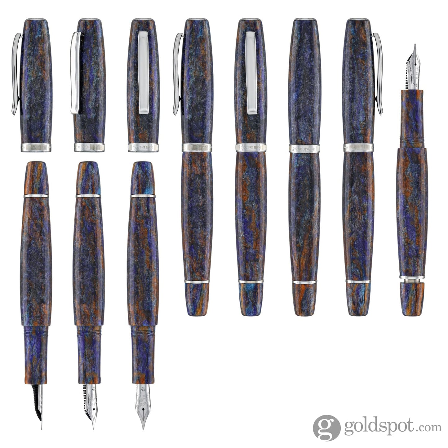 Scribo La Dotta Fountain Pen in Al Zigant Diamondcast Fountain Pen