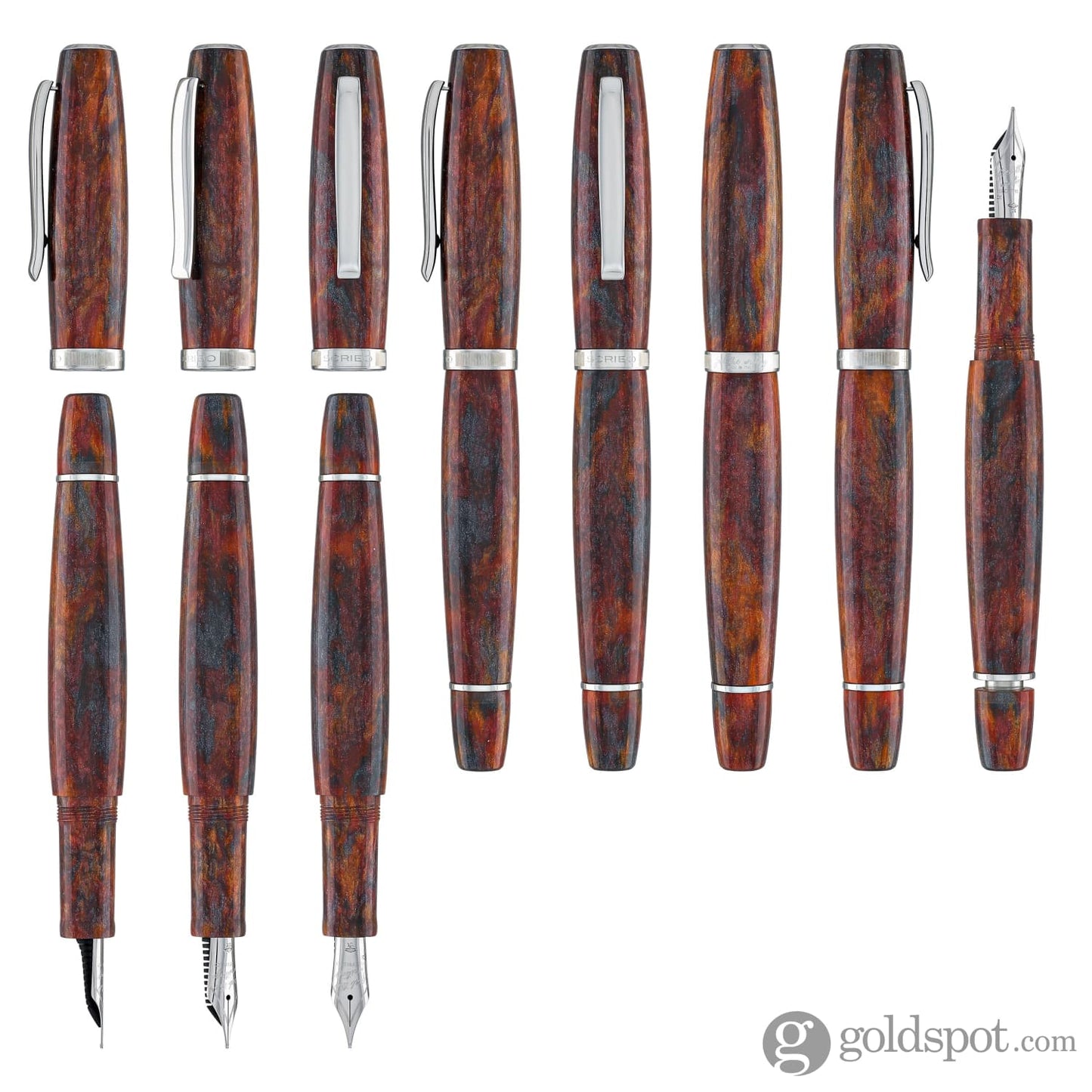 Scribo La Dotta Fountain Pen in Turrita Diamondcast Fountain Pen
