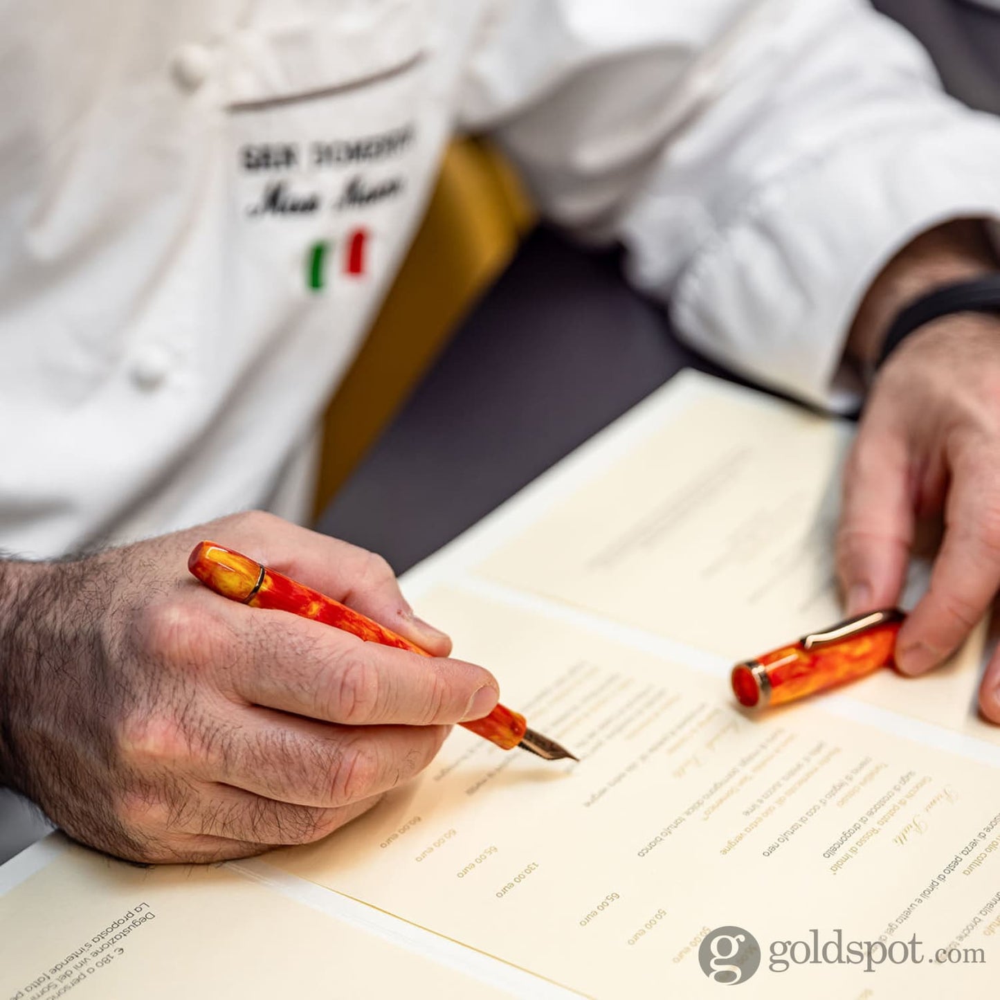 Scribo La Dotta Fountain Pen in Uovo in Raviolo Fountain Pen