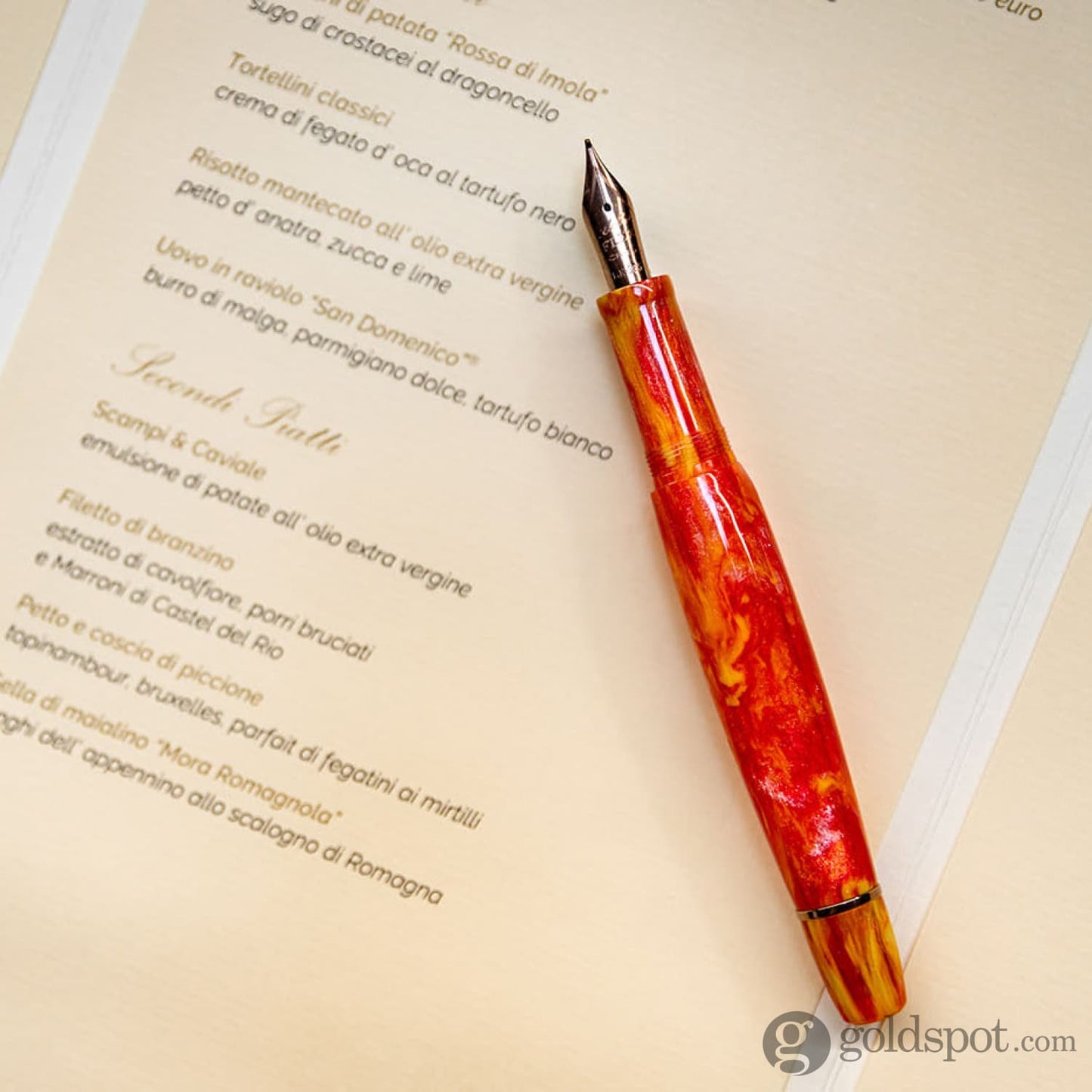 Scribo La Dotta Fountain Pen in Uovo in Raviolo Fountain Pen